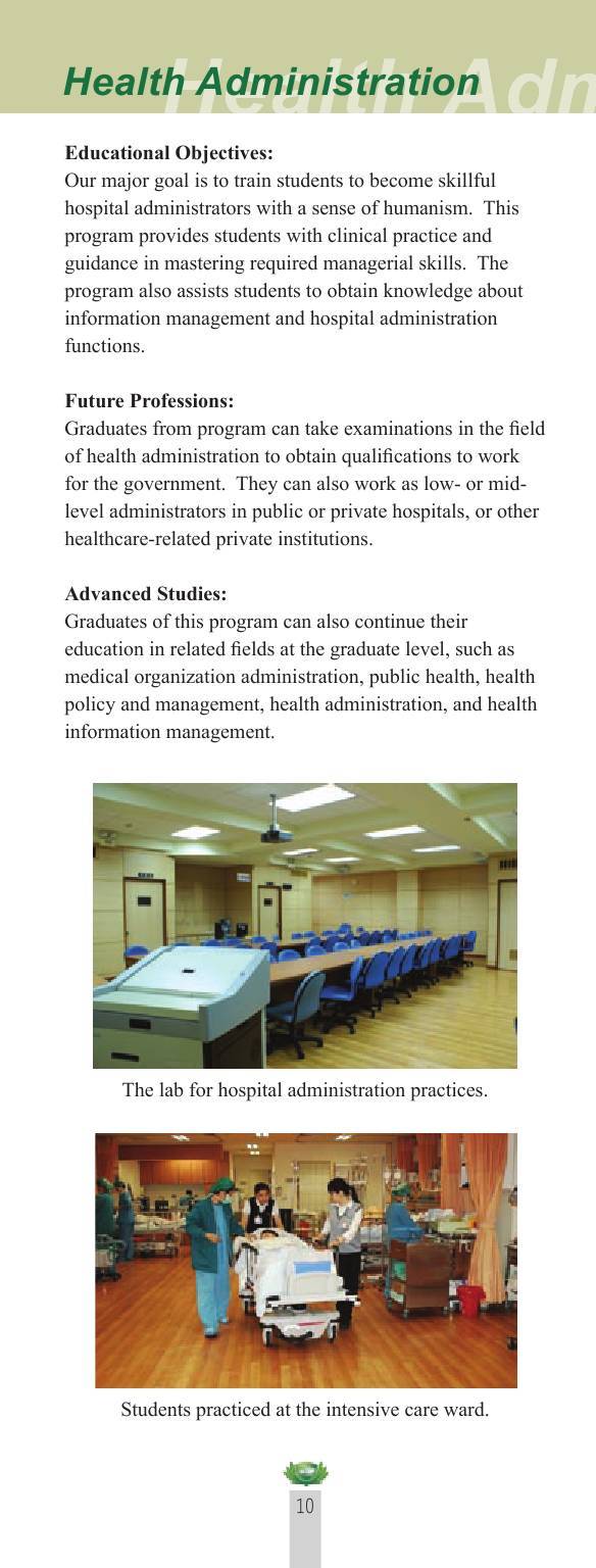 Health Administration