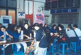 社區服務在花蓮火車站舉辦衛生教育諮詢