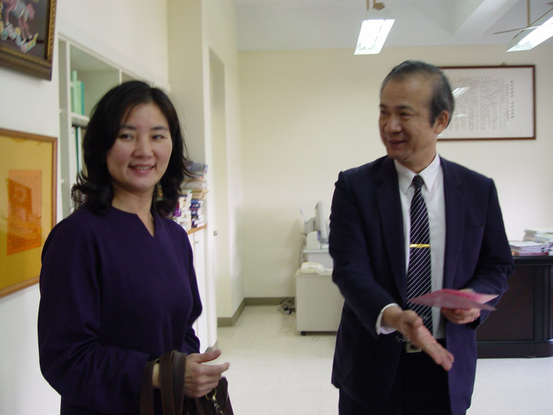 社區發展協會劉洪理事長拜訪校長